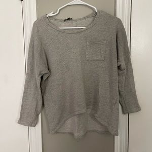 Rainbow Fleck Sweater with Pocket